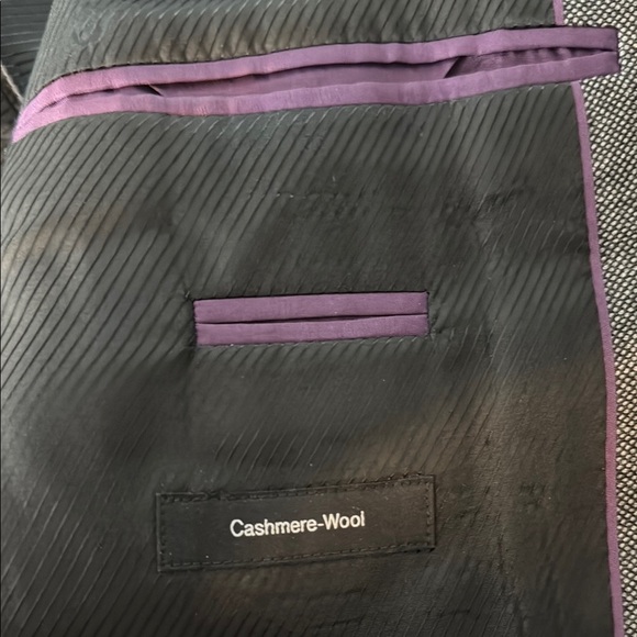 Hugo Boss The Crowley Jacket Wool Cashmere Men's Gray Sport Coat Blazer Size 38R - Picture 9 of 12